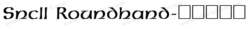 Sncll Roundhand字体转换